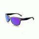 Oakley Forehand Sunglasses, Polished Black Frame, Violet Iridium Lens OO9179-26