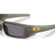 Oakley Gascan Latitude Collection Sunglasses, Transparent Olive, PRIZM Grey Polarized, PRIZM Grey Polarized, OO9014-D560
