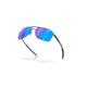 Oakley GAUGE 8 OO4124 Sunglasses 412406-62 - Matte Gunmetal Frame, Prizm Sapphire Polarized Lenses