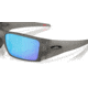 Oakley Heliostat Sunglasses, Matte Grey Smoke, PRIZM Sapphire Polarized, PRIZM Sapphire Polarized, OO9231-2461
