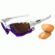Oakley Jawbone Sunglasses - Pearl Frame w/ VR28 Blue Irid Vented Array Lens 04-208