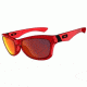 Oakley Jupiter Crystal Red Frame Frame w/ Ruby Iridium Lenses Sunglasses 03-248