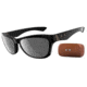 Oakley Jupiter LX Solid Black Frame w/ Grey Polarized Lenses Sunglasses 03-761