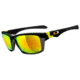 Oakley Jupiter Squared Sunglasses, VR/46 Polished Black Frame and Fire Iridium Lens OO9135-11