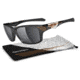 Oakley Jupiter Squared Sunglasses, TLD Polished Black Frame and Black Iridium Polariz OO9135-16