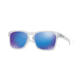 Oakley LATCH SQUARED A OO9358 Sunglasses 935804-55 - Matte Clear Frame, Sapphire Iridium Lenses