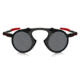 Oakley Madman Sunglasses Dark Carbon Frame, Black Iridium Polarized Lens-OO6019-06