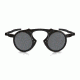 Oakley Madman Sunglasses Pewter Frame, Black Iridium Polarized Lens-OO6019-02