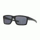 Oakley MAINLINK OO9264 Sunglasses 926401-57 - Matte Black Frame, Grey Lenses