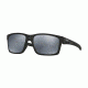 Oakley MAINLINK OO9264 Sunglasses 926405-57 - Matte Black Frame, Black Irid Polar Lenses