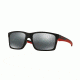 Oakley MAINLINK OO9264 Sunglasses 926412-57 - Matte Black Frame, Black Iridium Lenses