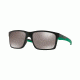 Oakley Mainlink OO9264 Sunglasses 926436-57 - Matte Black Frame, Prizm Black Polarized Lenses