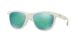 Oakley MOONLIGHTER OO9320 Sunglasses 932006-53 - Polished White Frame, Jade Iridium Polarized Lenses