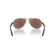 Oakley OO4079 Feedback Sunglasses - Women's, Polished Chrome Frame, Prizm Sapphire Polarized Lenses, 407933-59