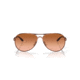 Oakley OO4079 Feedback Sunglasses - Women's, Rose Gold Frame, VR50 Brown Gradient Lens OO4079-01