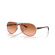 Oakley OO4079 Feedback Sunglasses - Women's, Rose Gold Frame, VR50 Brown Gradient Lens OO4079-01