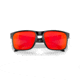 Oakley OO9102 Holbrook Sunglasses, Matte Black Frame, Prizm Ruby Lenses, OO9102-9102E2-55