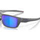 Oakley OO9367 Drop Point Sunglasses, Matte Dark Grey Frame, Prizm Sapphire Polarized Lenses, 936706-60