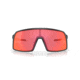 Oakley OO9406 Sutro Sunglasses, Matte Black Frame, Prizm Trail Torch Lens, 37, OO9406-940611-37