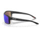 Oakley OO9449 Gibston Sunglasses - Mens, Matte Black Frame, Prizm Sapphr Irid Polarized Lens, 60, OO9449-944912-60