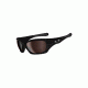 Oakley Pit Bull Sunglasses - Metallic Black Frame w/ OO Black Iridium Polarized Lenses OO9127-05