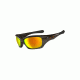 Oakley Pit Bull Sunglasses - Gunmetal FMJ Frame w/ Fire Iridium Lenses OO9127-03
