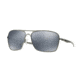 Oakley PLAINTIFF SQUARED OO4063 Sunglasses 406309-63 - Lead Frame, Black Iridium Polarized Lenses