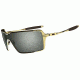 Oakley Probation Polished Gold Frame w/ Dark Grey Lenses Sunglasses OO4041-03