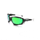 Oakley Racing Jacket Mens Sunglasses Polished Black Frame, Jade Iridium Vented and Black Iridium Lens OO9171-25