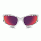 Oakley Racing Jacket Sunglasses Matte White Frame, Prizm Road &amp; Persimmon Vented Lens-OO9171-32