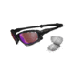 Oakley Racing Jacket Polished Black Frame w/ VR28 Blue Iridium &amp; Light Grey Lenses Sunglasses OO9171-05