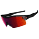 Oakley Radar XL Straight Blades Polished Black Frame w/Light +Red Lenses Sunglasses 09-742
