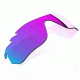 Oakley Radarlock Edge Replacement Lenses, Violet Iridium (Vented) 41-820