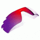 Oakley Radarlock Path Replacement Lenses, Positive Red Iridium (Vented) 41-768