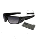 Oakley Fuel Cell Sunglasses 909682-60 - Si Matte Black steel Flags Frame, Black Iridium Lenses