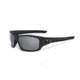 Oakley SI Valve Sunglasses,Matte Black Frame,Rectangle Grey Polarized Lens OO9236-09