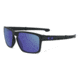 Oakley Silver Foldable Sunglasses Matte Black Frame, Violet Iridium Polarized Lens-OO9246-07