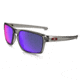 Oakley Silver Sunglasses Grey Smoke Frame, Positive Red Iridium Polarized Lens-OO9262-11