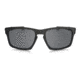 Oakley Silver Foldable Sunglasses Matte Black Frame, Black Iridium Polarized Lens-OO9246-04