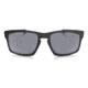 Oakley Silver Foldable Sunglasses Matte Black Frame, Grey Lens-OO9246-01