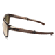 Oakley Silver Foldable Sunglasses Matte Dark Amber Frame, Tungsten Iridium Polarized Lens-OO9246-05