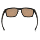 Oakley Silver Sunglasses Matte Black Frame, Bronze Polarized Lens-OO9262-08