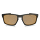 Oakley Silver Sunglasses Matte Black Frame, Bronze Polarized Lens-OO9262-08