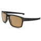 Oakley Silver Sunglasses Matte Black Frame, Bronze Polarized Lens-OO9262-08