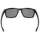 Oakley Silver Sunglasses Polished Black Frame, Black Iridium Lens-OO9262-04