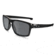Oakley Silver Sunglasses Polished Black Frame, Black Iridium Lens-OO9262-04