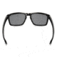 Oakley Silver Sunglasses Polished Black Frame, Black Iridium Polarized Lens-OO9262-09