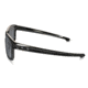 Oakley Silver Sunglasses Polished Black Frame, Black Iridium Polarized Lens-OO9262-09