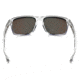 Oakley Silver Sunglasses Polished Clear Frame, Sapphire Iridium Lens-OO9262-06
