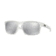 Oakley Sliver Sunglasses 926223-57 - Matte Clear Frame, Chrome Iridium Lenses